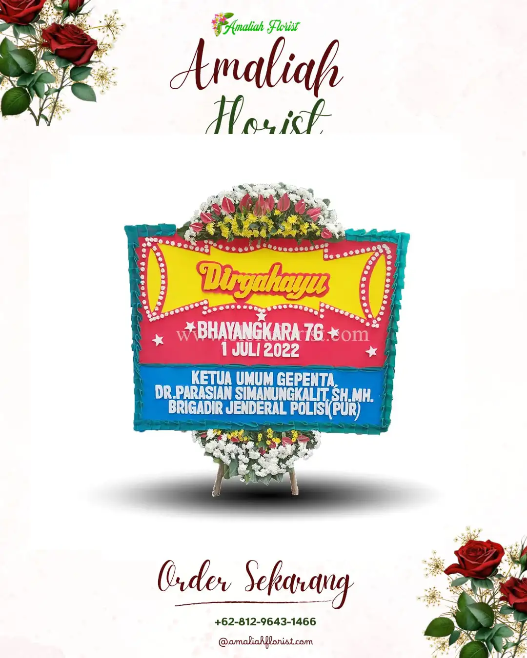 Papan Bunga HUT Ulang Tahun Sikulan